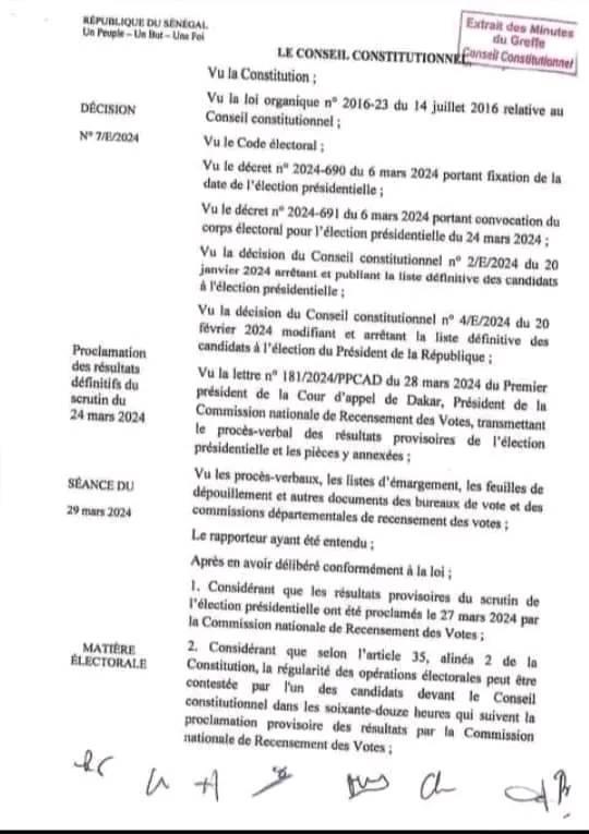 محضر المجلس الدستوري