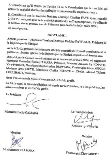 محضر المجلس الدستوري